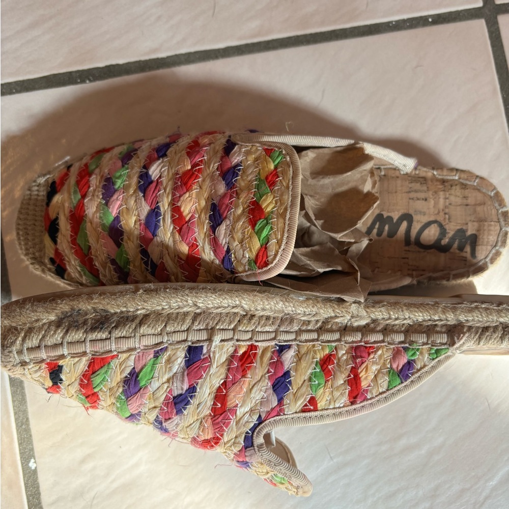 Sam Edelman Multicolor Espadrille Flats - Picture 2 of 6
